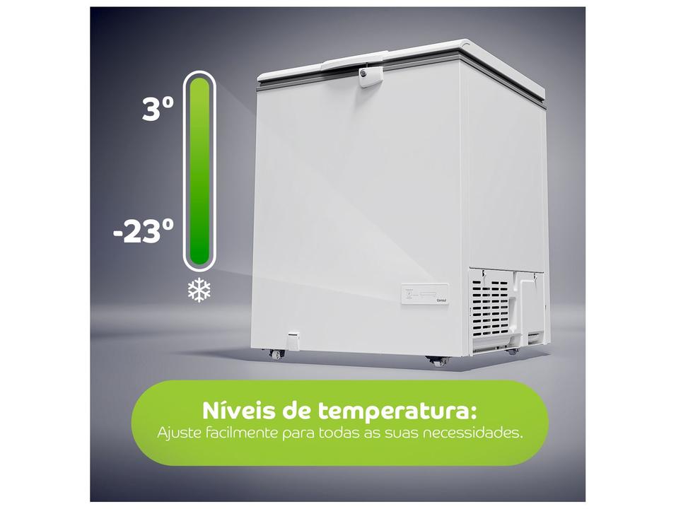 Freezer Horizontal Consul 1 Porta 217L CHA22MB - 1