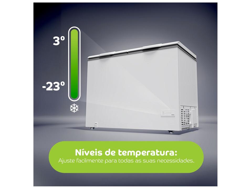 Freezer Horizontal Consul 2 Portas 410L CHB42MB - 1