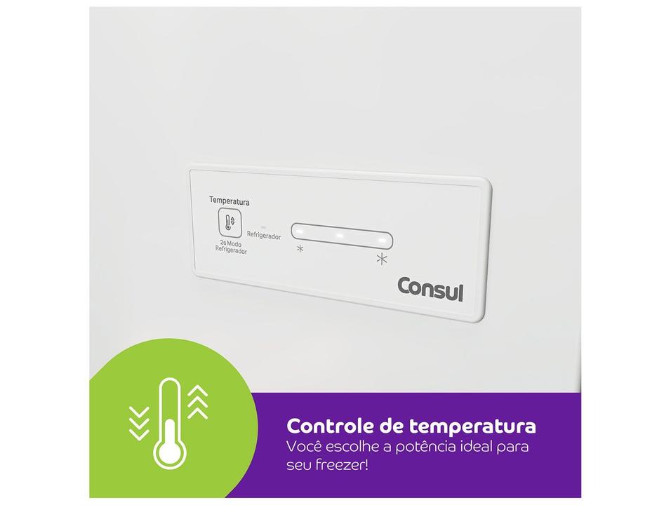 Freezer Horizontal Consul 2 Portas 410L CHB42MB - 2