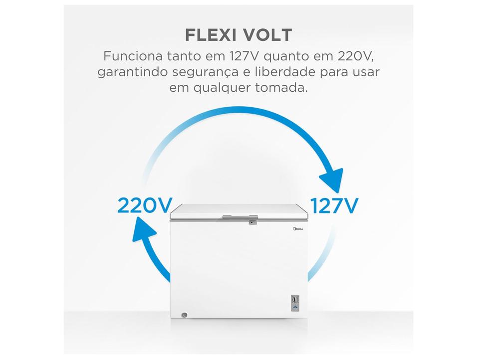 Freezer Horizontal Midea 1 Porta 293L Inverter MDRC411FZD013 - 1