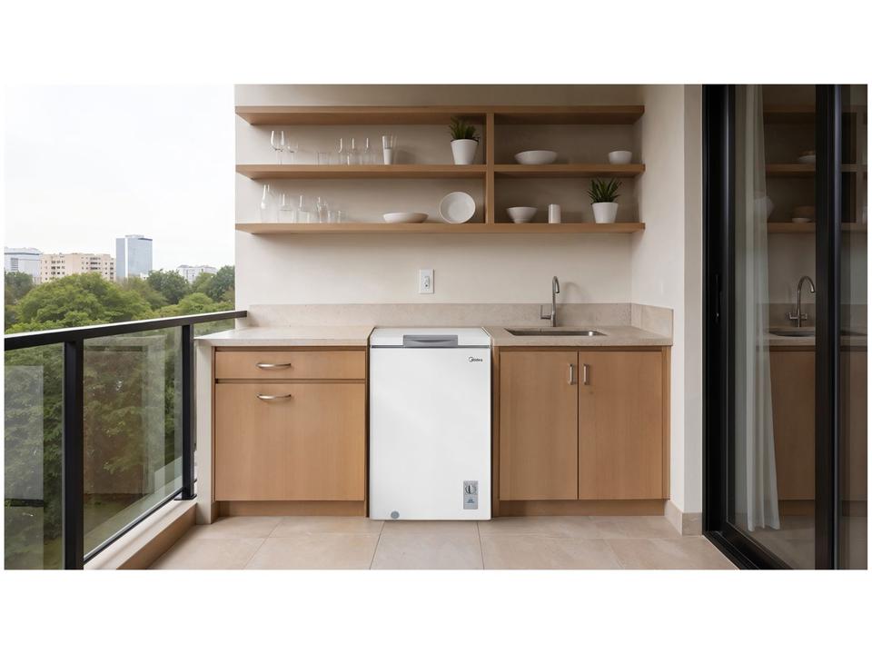 Freezer Horizontal Midea 100 Litros MDRC151FZD013 - 1