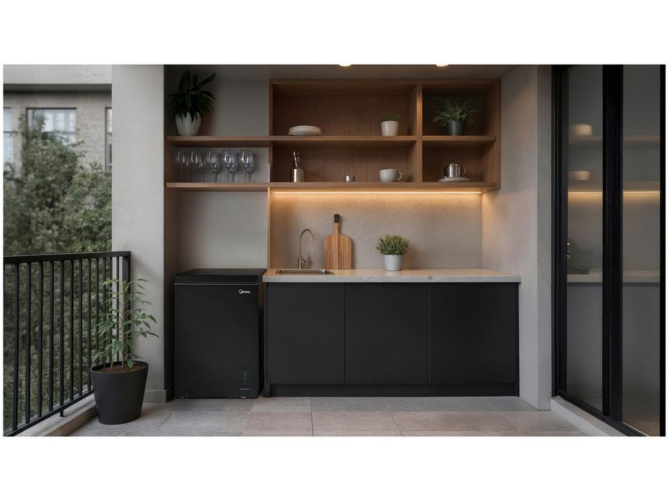 Freezer Horizontal Midea 100 Litros MDRC151FZD303 - 1