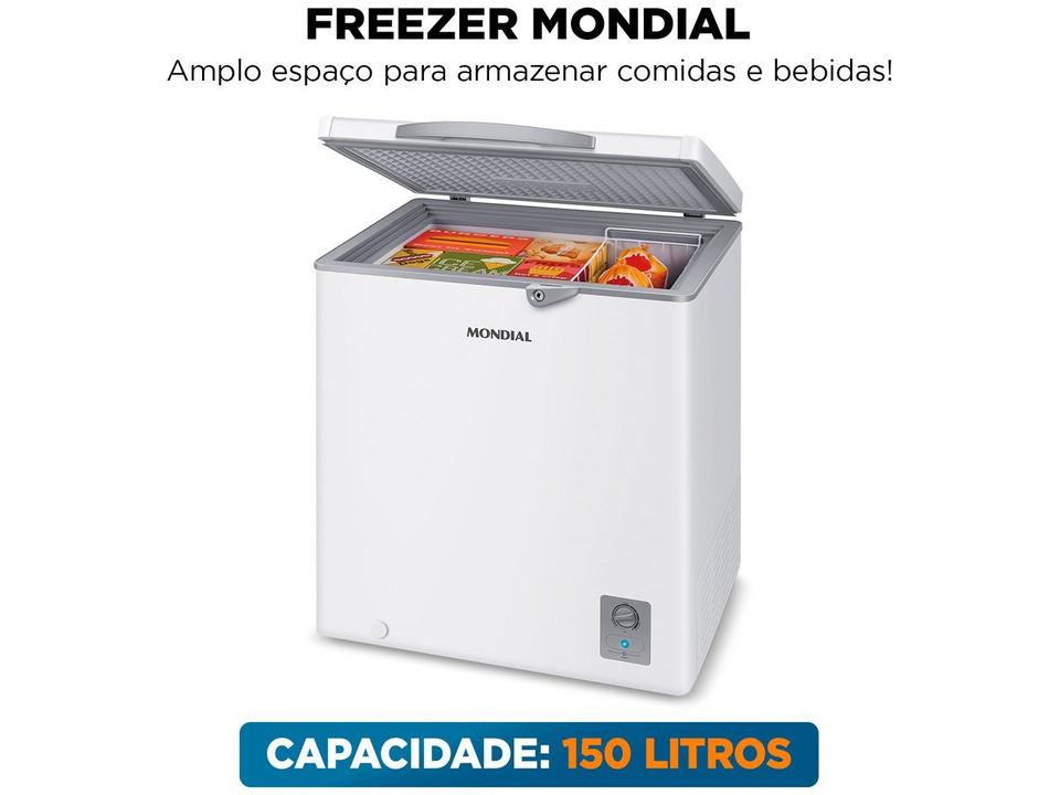 Freezer Horizontal Mondial 150L FHZ-01-W150 73111-01 - 1