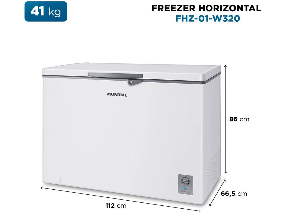 Freezer Horizontal Mondial 308L FHZ-01-W-320 73112-01 - 6