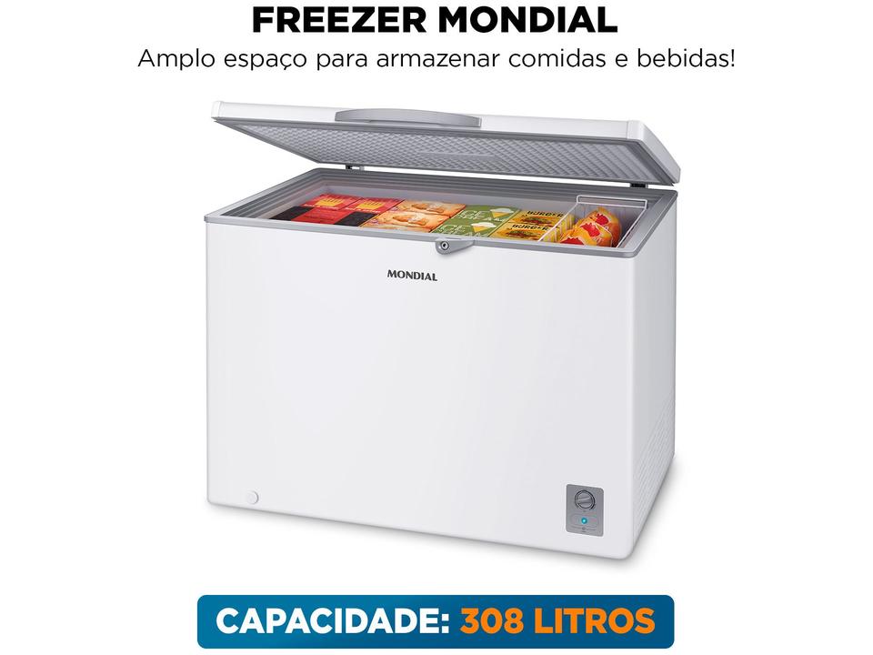 Freezer Horizontal Mondial 308L FHZ-01-W-320 73112-02 - 1