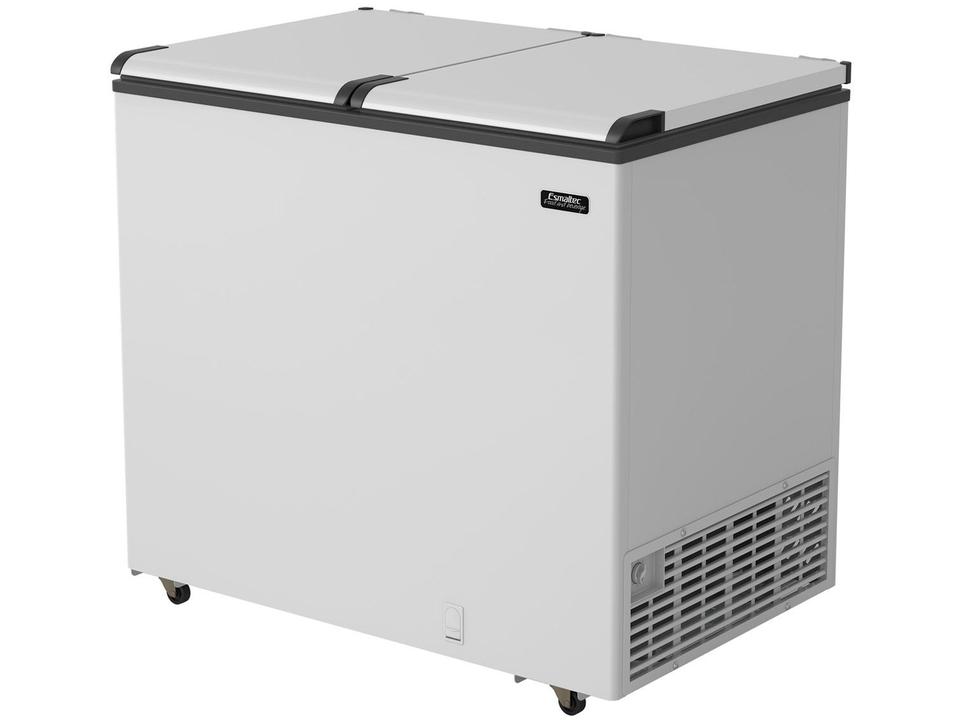 Freezer Industrial Horizontal 2 Portas 303L - Esmaltec ECH350 - 220 V - 4