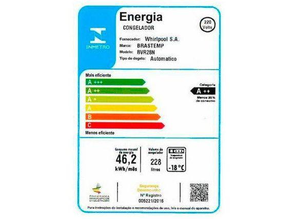 Freezer Vertical Brastemp Frost Free 1 Porta - 4