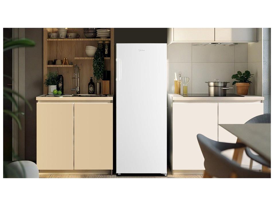 Freezer Vertical Midea 196L 1 Porta Inverter MDRU276FZA013 - 1