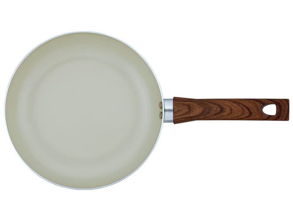 Frigideira Antiaderente Cerâmico Multiflon de Alumínio Indução Capadócia Bege 20cm - 3