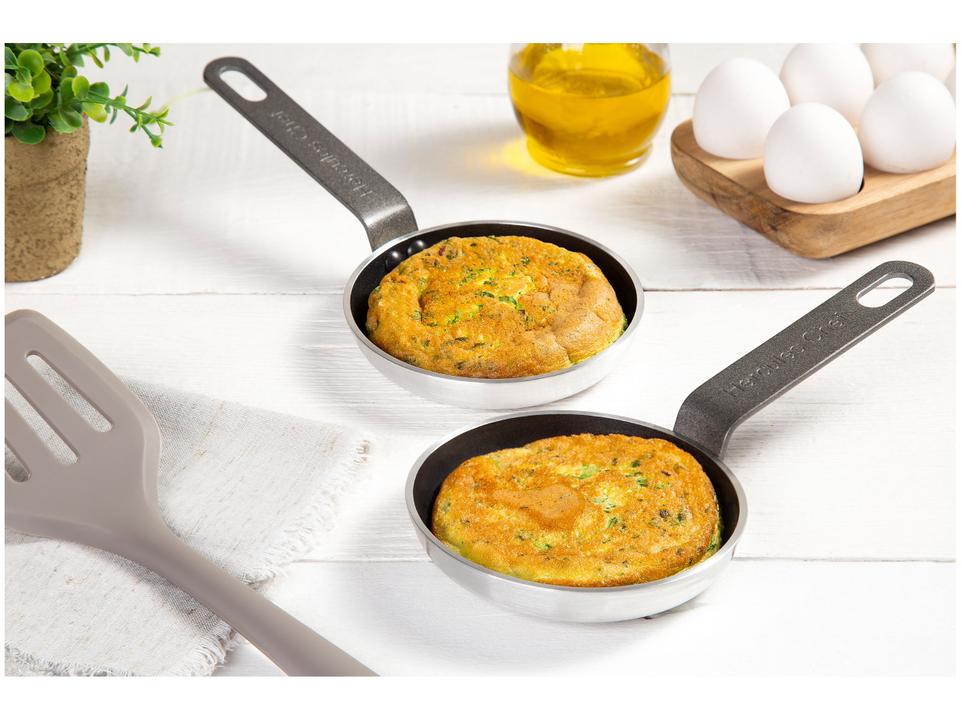 Frigideira Antiaderente Hercules Chef PA7000-12 Prata 12cm - 1