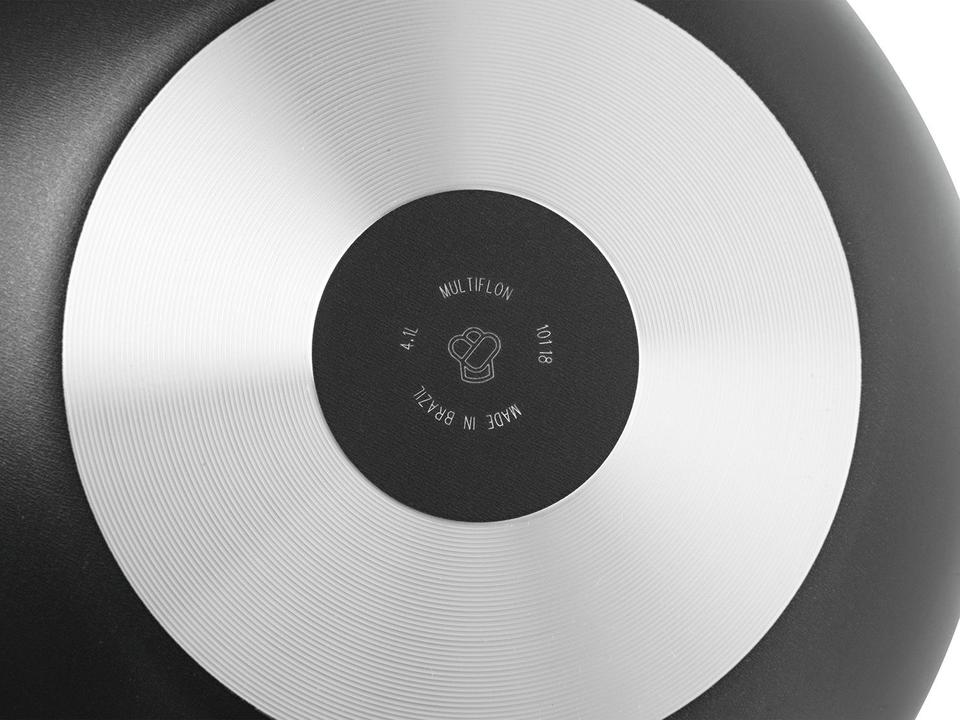 Frigideira Antiaderente Multiflon Alumínio Wok - 5