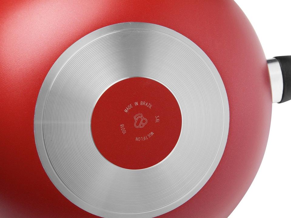 Frigideira Antiaderente Multiflon Alumínio Wok - 5