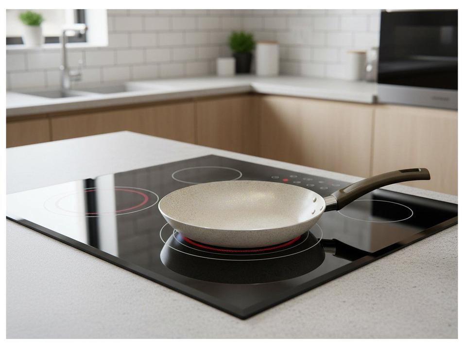 Frigideira Antiaderente Multiflon de Alumínio Ekó Bege 20cm - 1