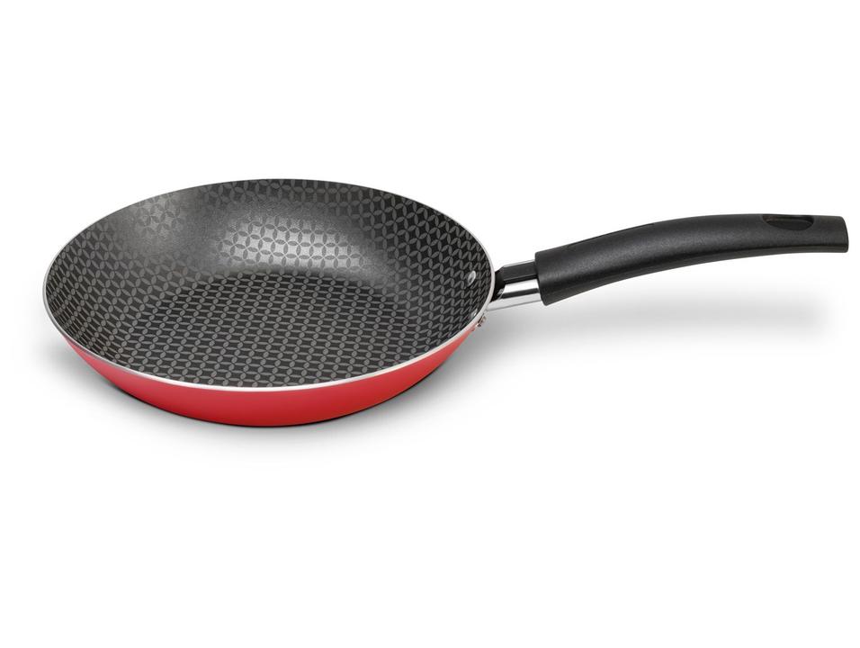 Frigideira Antiaderente Multiflon de Alumínio Gourmet Vermelho 16cm e 20cm - 2