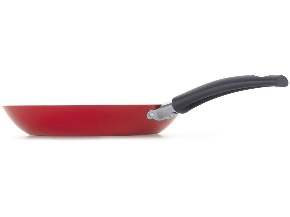 Frigideira Antiaderente Multiflon de Alumínio Gourmet Vermelho 28cm - 3