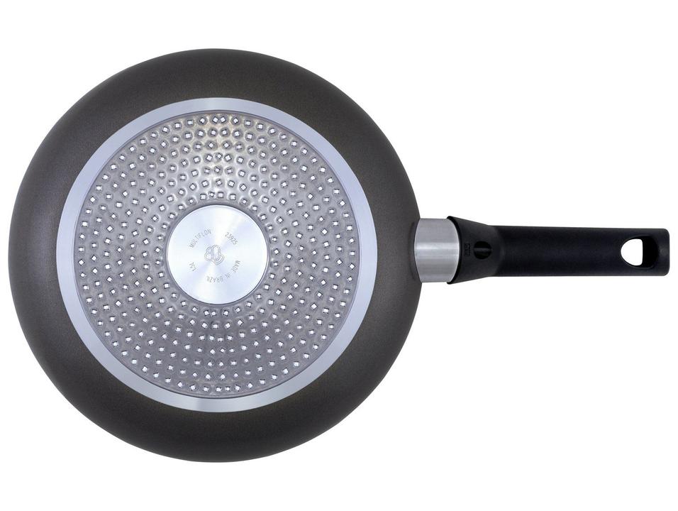 Frigideira Antiaderente Multiflon de Alumínio Indução Petra+ Grafite 20cm - 4