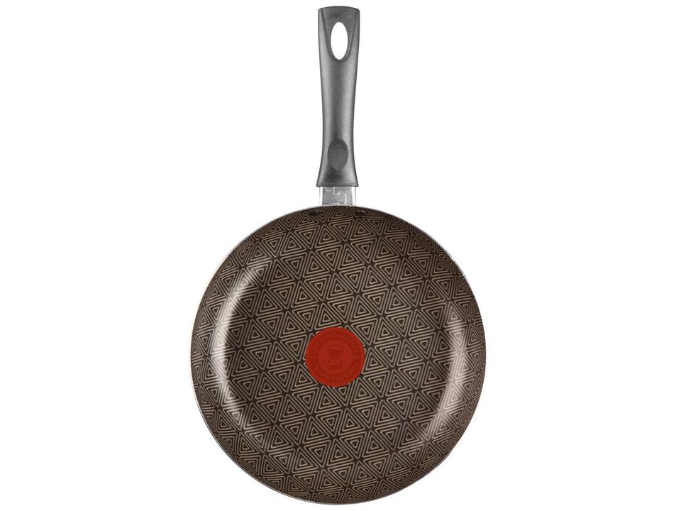 Frigideira Antiaderente Rochedo de Alumínio Facilita Vermelho 24cm - 7