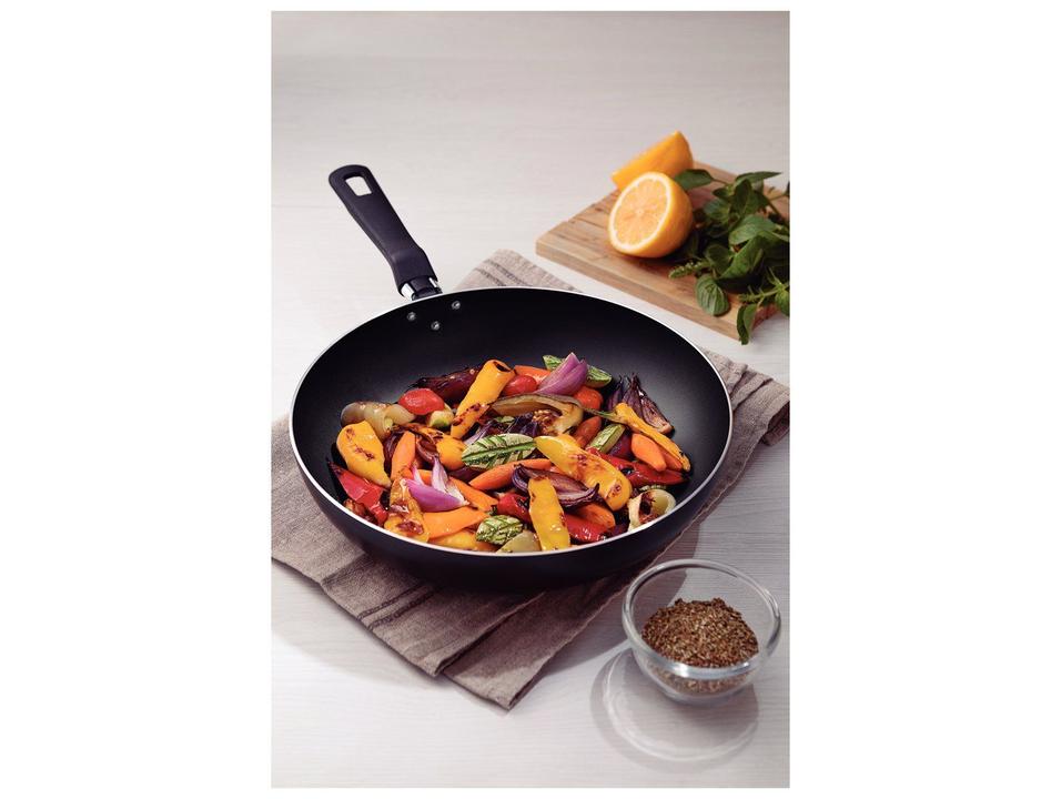 Frigideira Antiaderente Starflon Max Tramontina Alumínio Loreto Grafite 28cm - 1