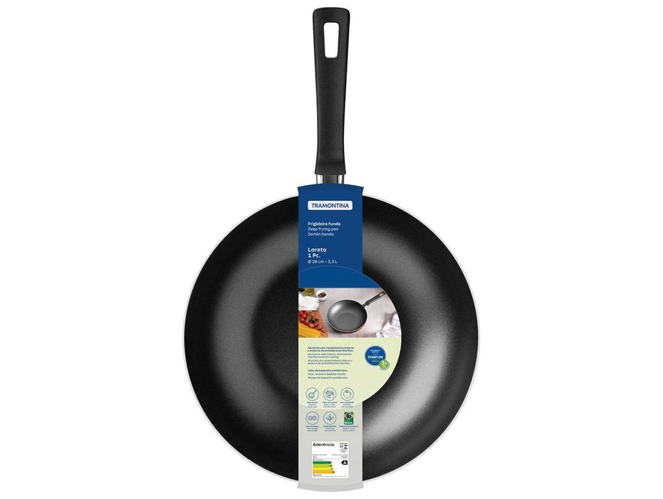 Frigideira Antiaderente Starflon Max Tramontina Alumínio Loreto Grafite 28cm - 5
