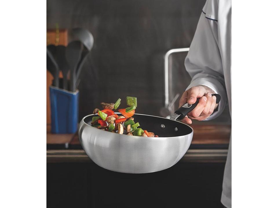 Frigideira Antiaderente Tramontina 28cm Cinza - 1