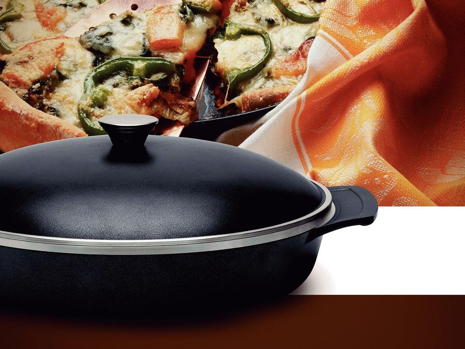 Frigideira Antiaderente Tramontina 32cm com Tampa - 1