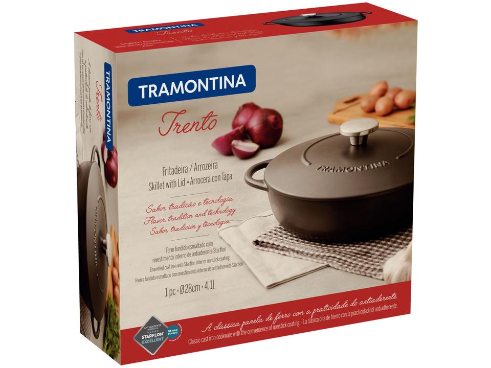 Frigideira Antiaderente Tramontina com Tampa - 2
