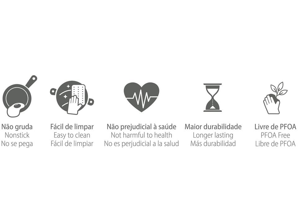 Frigideira Antiaderente Tramontina de Alumínio - 4