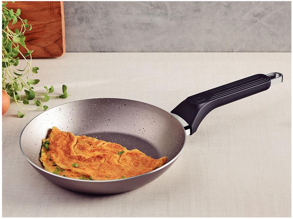 Frigideira Antiaderente Tramontina de Alumínio Milazzo Amêndoa 20cm - 1