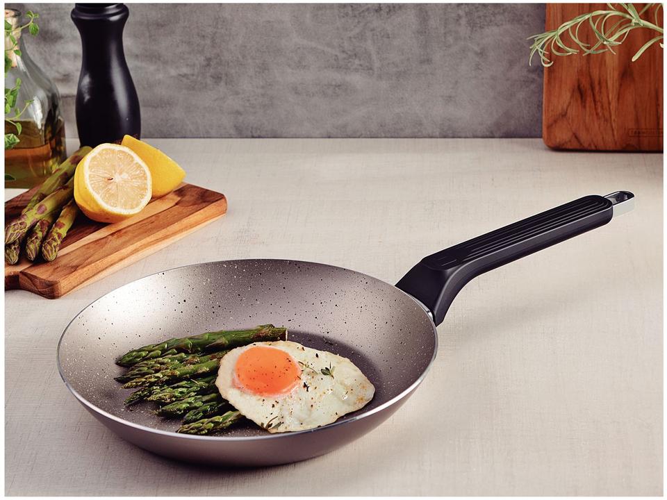 Frigideira Antiaderente Tramontina de Alumínio Milazzo Amêndoa 24cm - 1