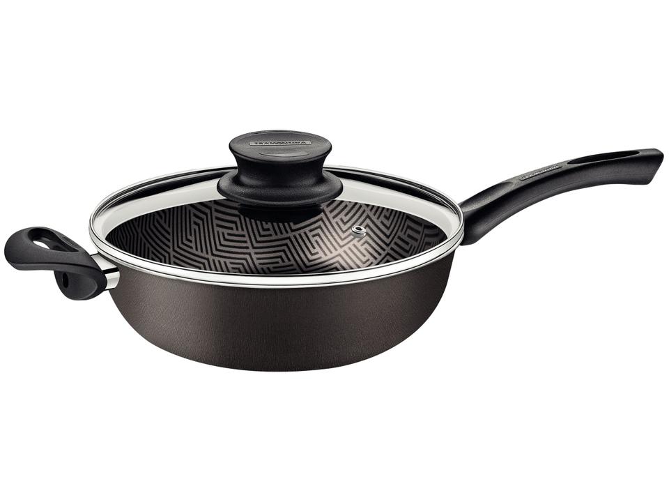 Frigideira Antiaderente Tramontina de Alumínio Paris Chumbo 24cm - 2