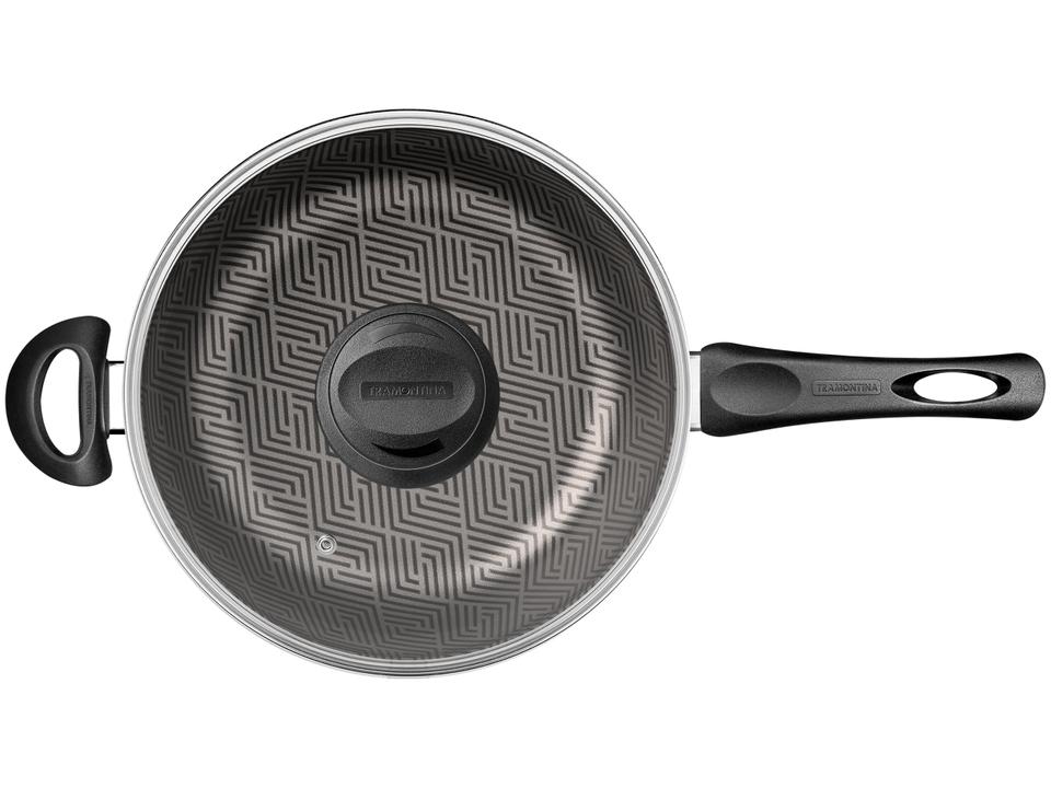 Frigideira Antiaderente Tramontina de Alumínio Paris Chumbo 24cm - 3