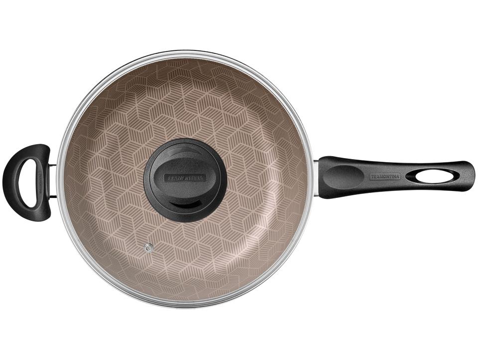 Frigideira Antiaderente Tramontina de Alumínio Paris Vermelha 24cm - 3