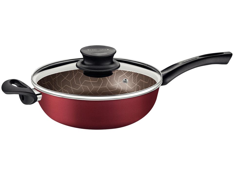 Frigideira Antiaderente Tramontina de Alumínio Paris Vermelha 26cm - 2