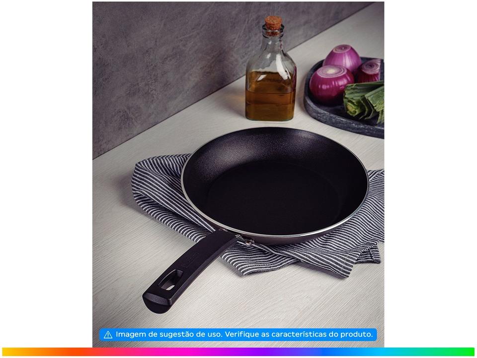 Frigideira Antiaderente Tramontina de Alumínio Sicília Avelã 24cm - 1