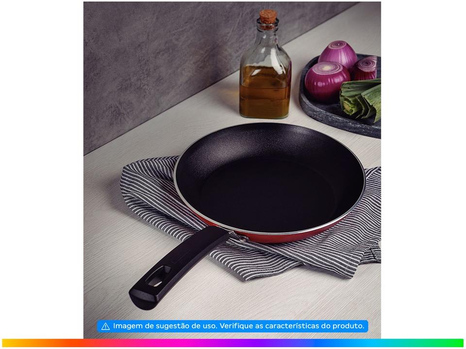 Frigideira Antiaderente Tramontina de Alumínio Sicília Vermelha 20cm - 1