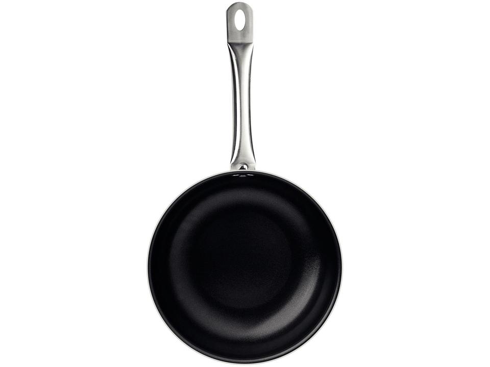 Frigideira Antiaderente Tramontina Funda Piemonte Preta e Inox 28cm - 2