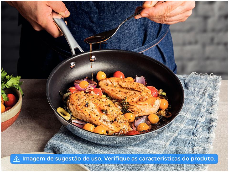 Frigideira Antiaderente Tramontina Inox Fundo Triplo Grano 62155307 30cm - 1