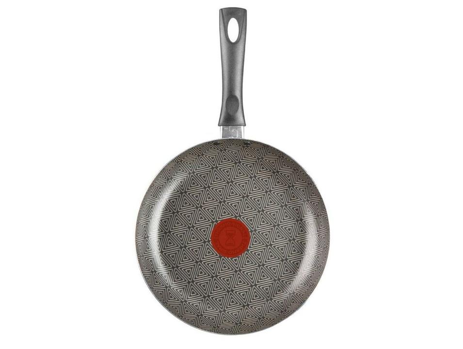 Frigideira Francesa Antiaderente Rochedo de Alumínio Facilita Cinza 24cm - 5