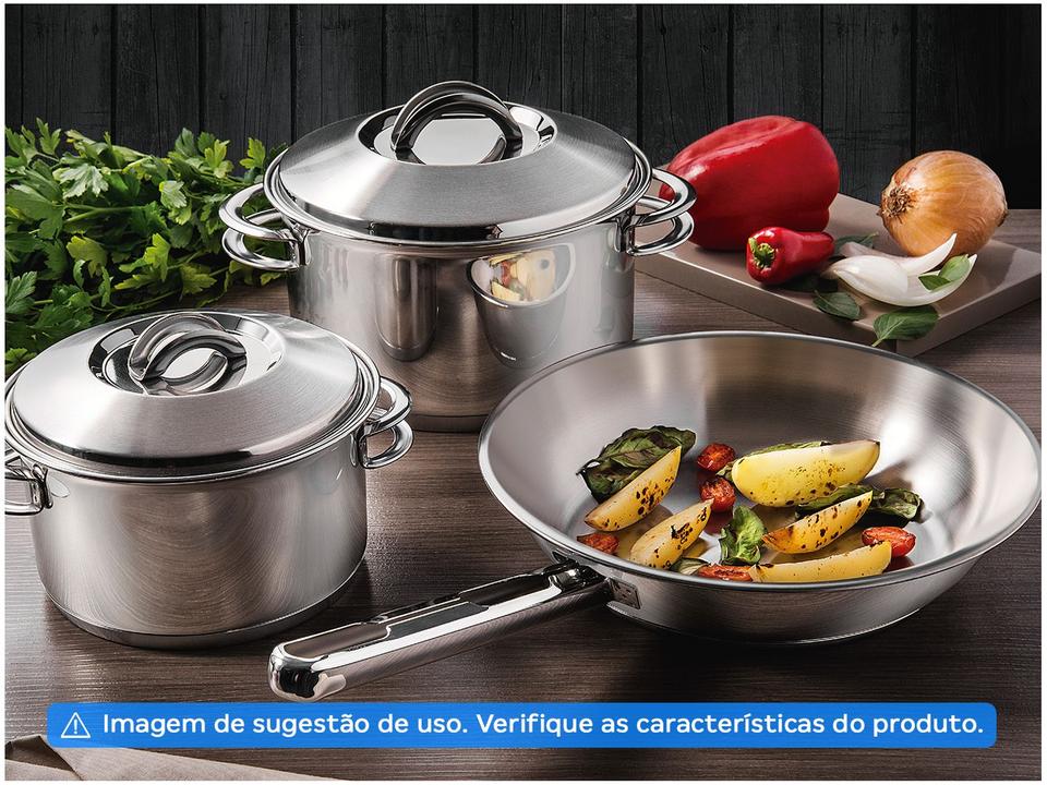 Frigideira Tramontina Inox Fundo Triplo Allegra 62666241 24cm - 7