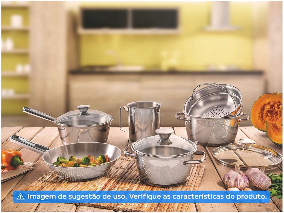 Frigideira Tramontina Inox Fundo Triplo Allegra 62666241 24cm - 6