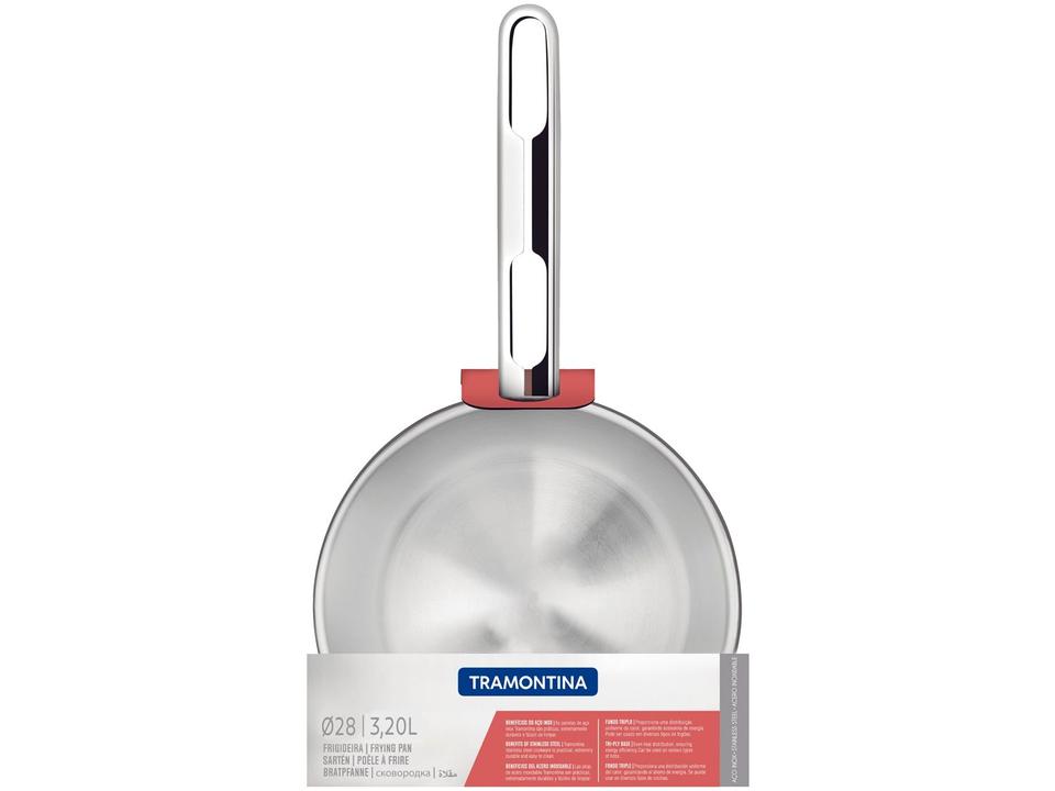Frigideira Tramontina Inox Fundo Triplo Allegra 62666280 28cm - 2