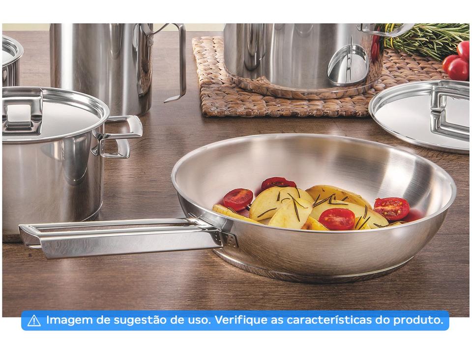 Frigideira Tramontina Inox Fundo Triplo Brava 62415240 24cm - 1