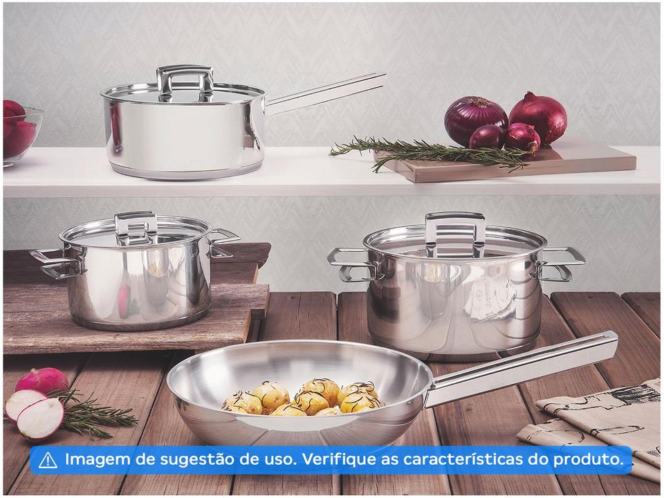 Frigideira Tramontina Inox Fundo Triplo Brava 62415240 24cm - 7