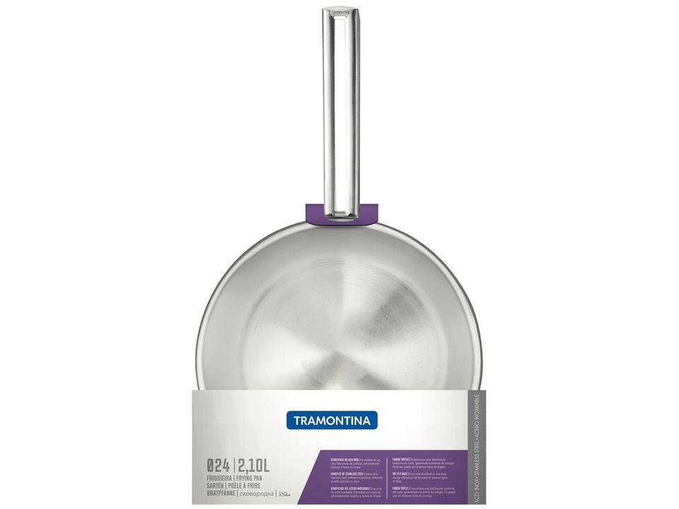 Frigideira Tramontina Inox Fundo Triplo Brava 62415240 24cm - 5