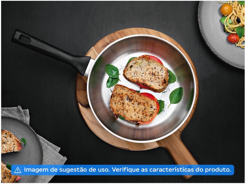 Frigideira Tramontina Inox Fundo Triplo Brava Baquelite 28cm - 1