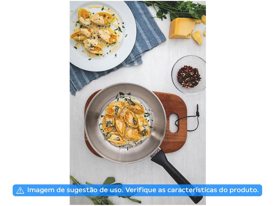Frigideira Tramontina Inox Fundo Triplo Brava Baquelite 28cm - 4