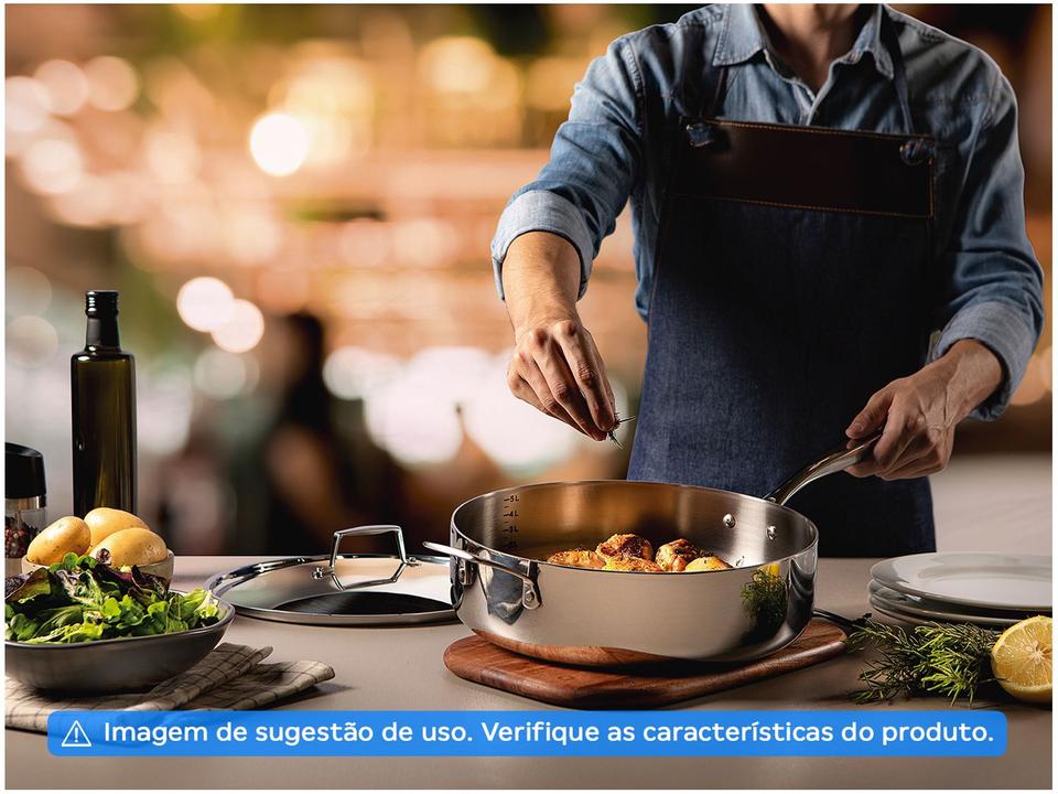 Frigideira Tramontina Inox Fundo Triplo Grano 62140300 30cm - 1