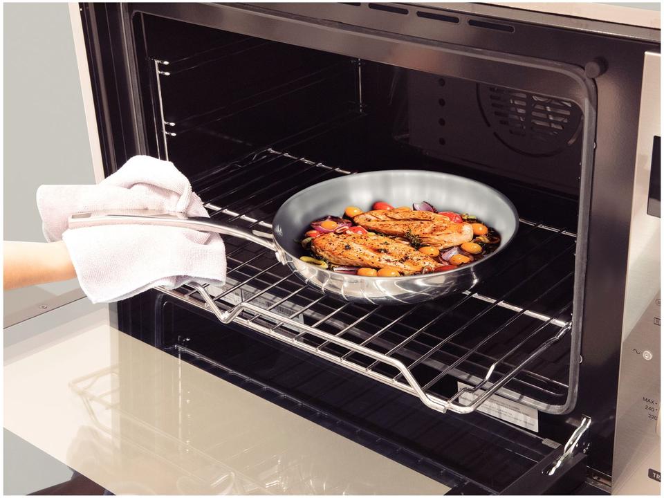 Frigideira Tramontina Inox Fundo Triplo Grano 62155 - 1