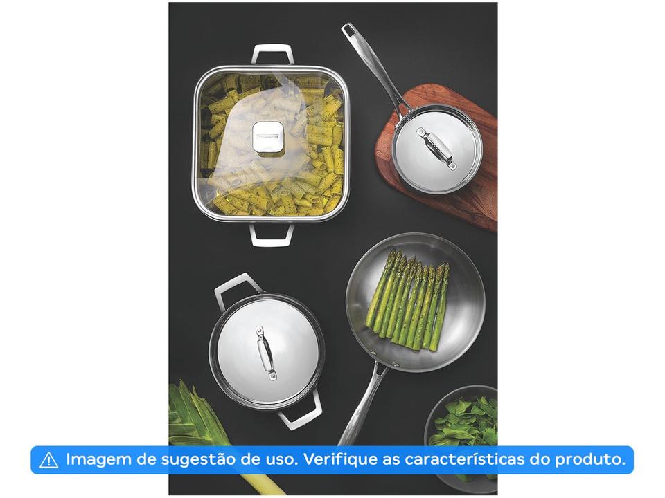 Frigideira Tramontina Inox Fundo Triplo Grano 62155200 20cm - 6