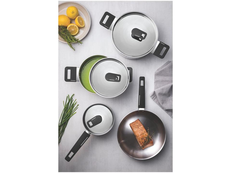 Frigideira Tramontina Inox Fundo Triplo Grano Baquelite 26cm - 1